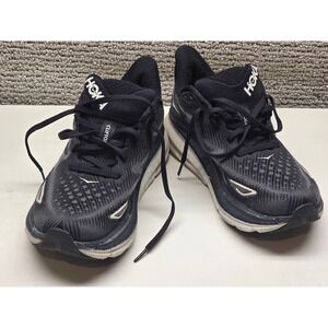 Hoka Clifton 7D Womens Running Shoes Black White Sneakers 1132211-BWHT